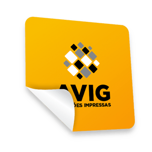 Adesivo Quadrado Vinil - Resistente a água, Imprimax MPX     