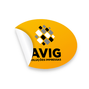 Adesivo Oval Vinil - Resistente a água, Imprimax MPX     