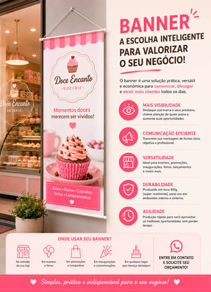 Banner personalizado com sua arte