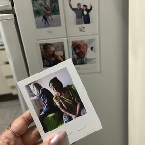 Foto Polaroid com Imã MANTA MAGNÉTICA 03 7,5 X 10cm 4x0 BRILHANTE  REFILE 