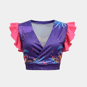 ABADÁ BABADO E DECOTE FEMININA