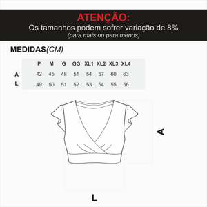 ABADÁ BABADO E DECOTE FEMININA