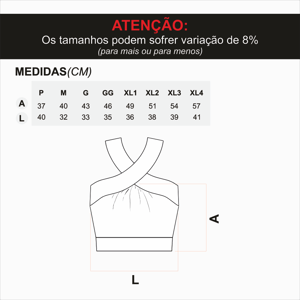 ABADÁ ALÇA LARGA TRANSPARENTE FEMININA
