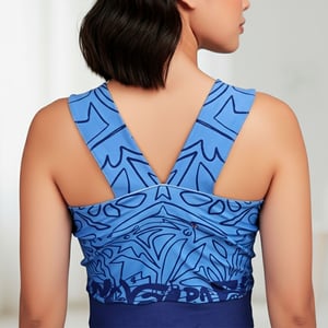 ABADÁ ALÇA LARGA TRANSPARENTE FEMININA