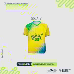 Camiseta Copa Dry Fit Infantil