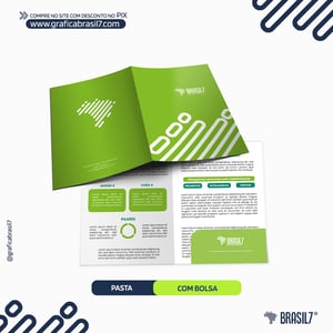 PASTA COM BOLSA 300g Laminação Fosca Personalização total