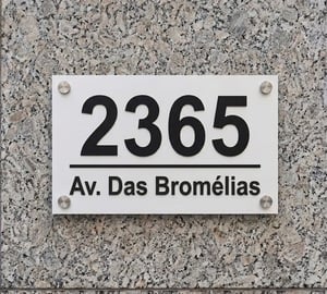 Placa de Número Residencial 3D Personalizada – Frete Grátis - Design Moderno e Sofisticado