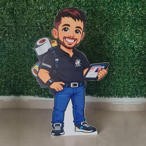 Totem Personalizado em MDF – 90cm