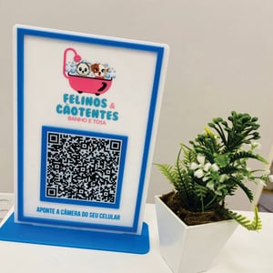 PLACA DISPLAY 1 QR CODE
