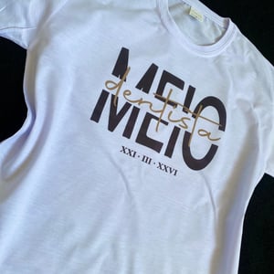 CAMISA BRANCA TECIDO 100% poliéster ESTAMPA 20X30 - A4 SUBLIMAÇÃO  GOLA CARECA 