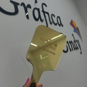 ESPELHO DE ACRÍLICO ESPELHADO ACRÍLICO ESPELHADO 25X12   CORTE E GRAVAÇÃO A LASER 