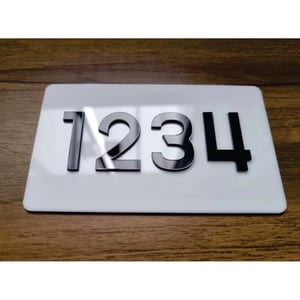 NUMERO DE CASAS - ACRILICO CAMADAS
