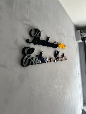 LETREIRO PVC + ACRILICO + ACRILICO PVC PINTADO -PREÇOS MEDIOS- - EXTERNO E INTERNO SEM LEDS - CONSULTAR EMPRESA PARA VALORES EXATOS