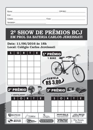 BINGOS  20X28 A4 1X0 PAPEL COMUM 20X28 1X0 PRETO E BRANCO PICOTE QUANTIDADE DE FOLHAS POR BLOCO
