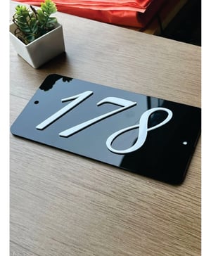 NUMERO DE CASAS - ACRILICO CAMADAS ACRILICO  +  ACRILICO TAMANHO VARIADO 1X0  POMETAL PREÇO POR UNIDADE