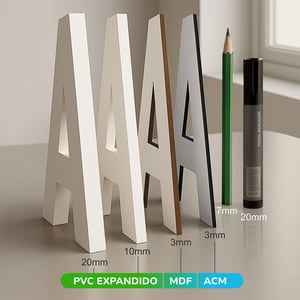 LOGO DE PVC EXPANDIDO