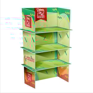 ESTANTE ESPOSITORA POLIONDA 3mm 40cm x 80cm 4x0   