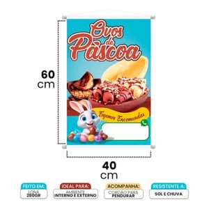 40x60cm lona 400g Tamanhos variados 4X0 Impressão Solvente Bastão, Ponteira e Cordão 