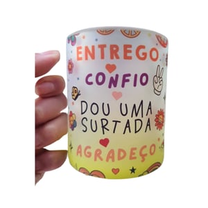 Caneca Vidro Degradê
