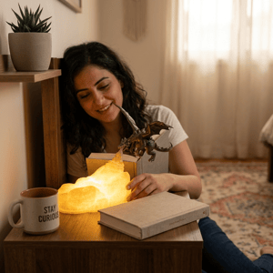 Luminária 3D – Dragão Cuspindo Fogo