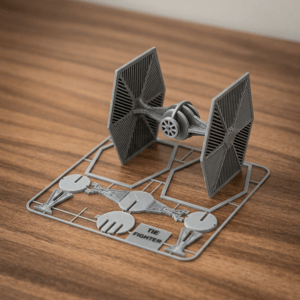Kit Card TIE Fighter + Star Wars 3D – Montagem Interativa