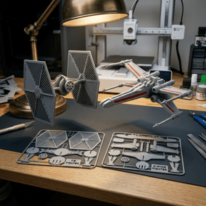 Kit Duplo Star Wars – X‑Wing + TIE Fighter 3D