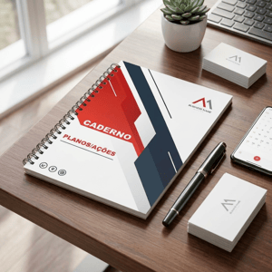 Caderno Personalizado 14x20cm – Capa Dura