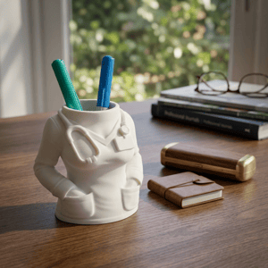 Porta-Caneta Jaleco de Médico  - 3D