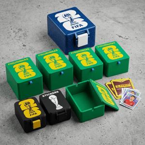 Porta Figurinha da Copa 2026 – 3D Organizador para Álbum de Figurinhas