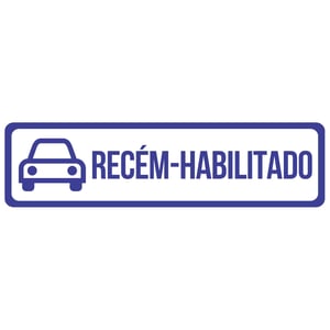 Adesivo Recém Habilitado