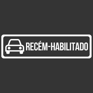 Adesivo Recém Habilitado