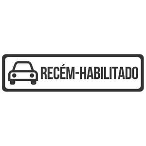 Adesivo Recém Habilitado