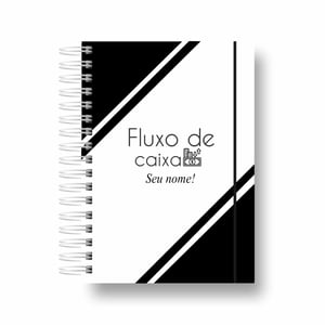 Caderneta Fluxo de Caixa Caderno Controle Financeiro Livro Caixa personalizado