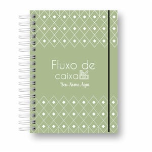 Caderneta Fluxo de Caixa Caderno Controle Financeiro Livro Caixa personalizado