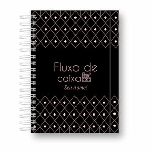 Caderneta Fluxo de Caixa Caderno Controle Financeiro Livro Caixa personalizado