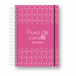 Caderneta Fluxo de Caixa Caderno Controle Financeiro Livro Caixa personalizado