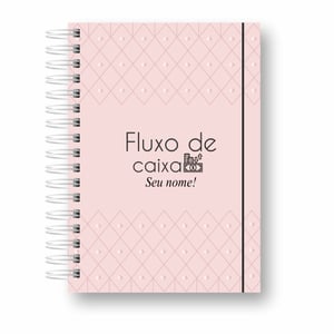 Caderneta Fluxo de Caixa Caderno Controle Financeiro Livro Caixa personalizado