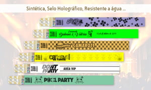PULSEIRAS PERSONALIZADAS TRIBAND IMPRESSÃO 1x0      
