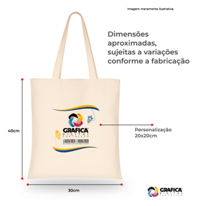 Sacolas Ecológica Tam. 30x40cm Ecobag