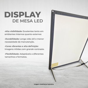 Display de Mesa Led