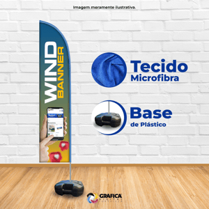 Wind Banner G - Tam. 290cm de altura