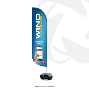 Wind Banner Tam. 240cm de altura