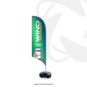 Wind Banner Tam. 190cm de altura