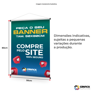 Banner 50x80cm