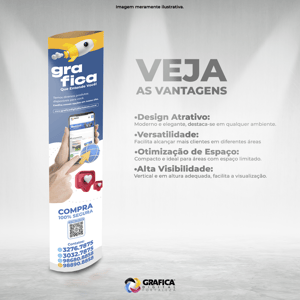 Totem Eliptico Tam. 40x180cm