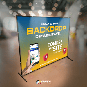 BACKDROP METALON DESMONTÁVEL