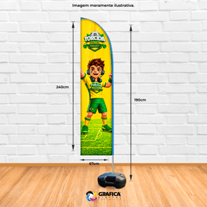 Wind Banner G - Tam. 290cm de altura