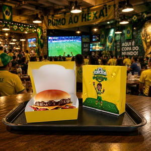 EMBALAGEM HAMBURGUER (GRANDE) - 16x3,8x10