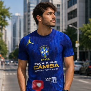 Camisa Tecido Dry-Fit Lisa