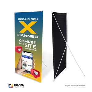 X-Banner 60x160cm (grátis bolsa para transporte)